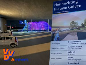 Blauwe golven